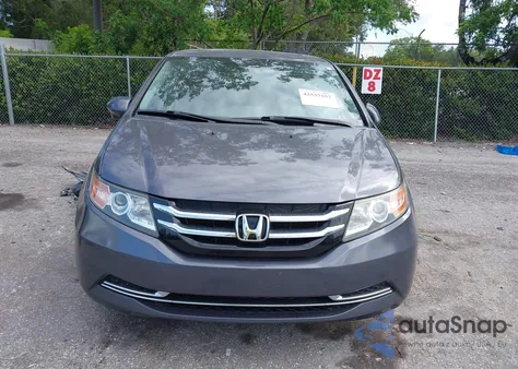 2015 Honda Odyssey Ex-L из США, поврежденный, VIN 5FNRL5H64FB042542